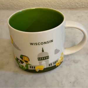 Starbucks Mug You Are Here Wisconsin Collectors Mug